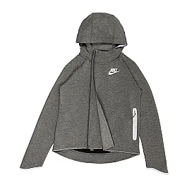Кофта Nike G NSW TCH FLC HOODIE FZ Дівчата (8-15) р.XL Сірий