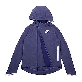 Кофта Nike G NSW TCH FLC HOODIE FZ Дівчата (8-15) р.L Фіолетовий