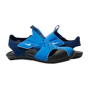 Тапочки Nike SUNRAY PROTECT 2 (PS) Хлопці (8-15) р.32 Чорний/Синій