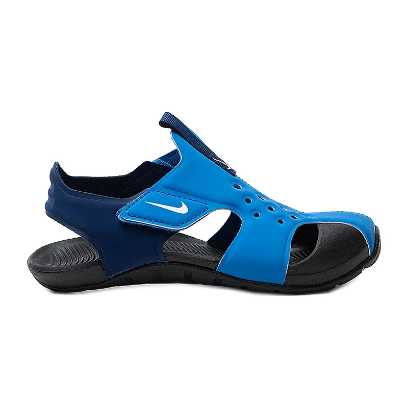 Тапочки Nike SUNRAY PROTECT 2 (PS) Хлопці (8-15) р.32 Чорний/Синій