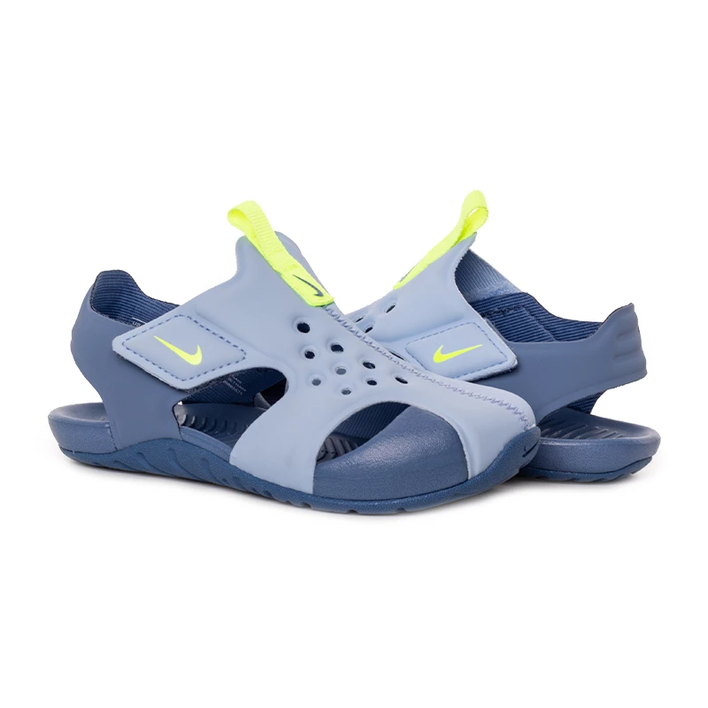 Тапочки Nike SUNRAY PROTECT 2 (TD) Хлопчик (3-8) р.17 Синій/Блакитний