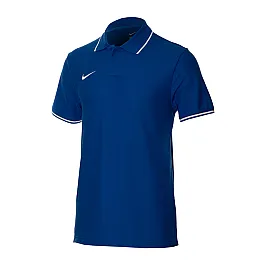 Футболка Nike TEAM CLUB 19 POLO L I F E S T Y L E Чоловіча р.S Синій