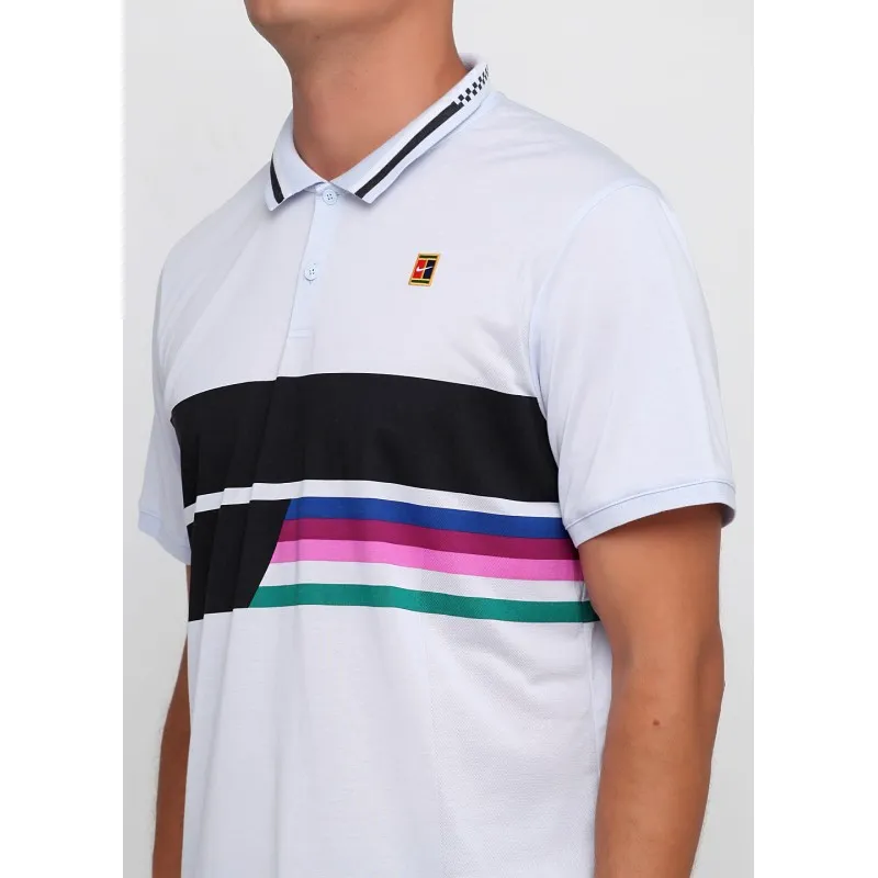 Футболка Nike M NKCT POLO MB NT Чоловіки р.S Комбінований/Білий