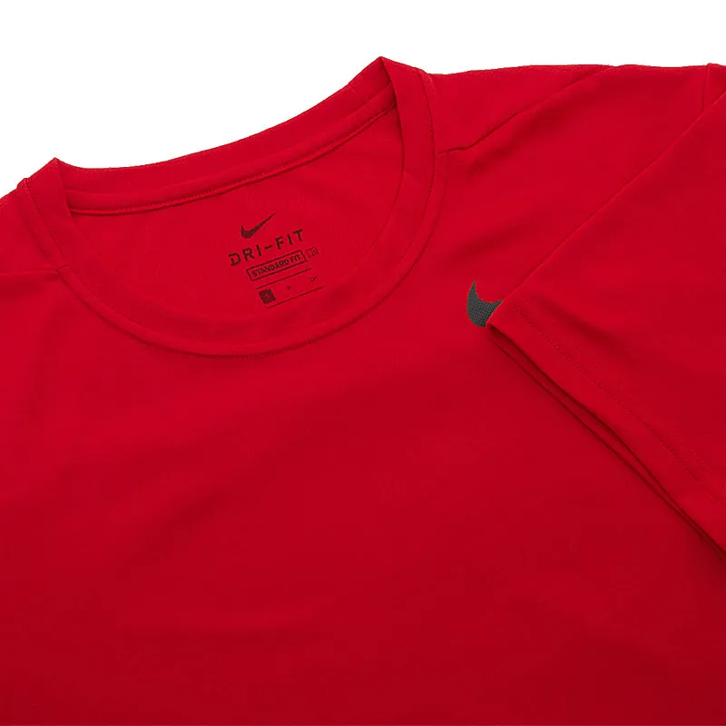 Футболка Nike M NK DRY SUPERSET TOP SS Унісекс р.S Червоний