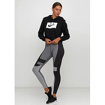 Лосіни Nike W NK RN TCH PCK KNIT TGHT Жінки р.XS Сірий/Чорний