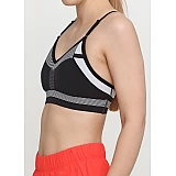 Топ Nike FLYKNIT INDY BRA Жінки р.XS Білий/Чорний