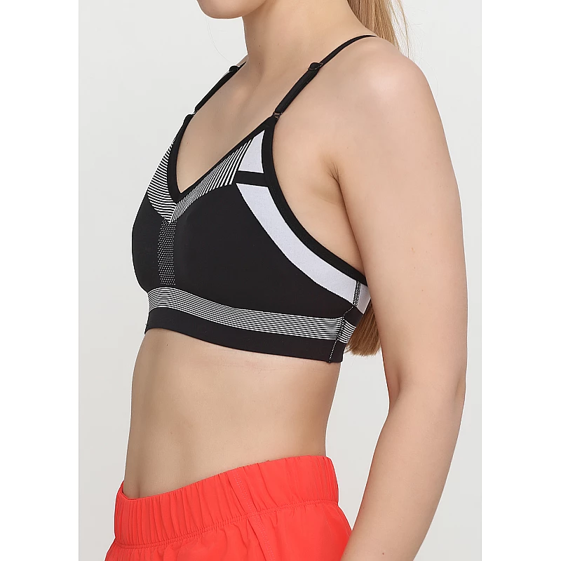 Топ Nike FLYKNIT INDY BRA Жінки р.XS Білий/Чорний