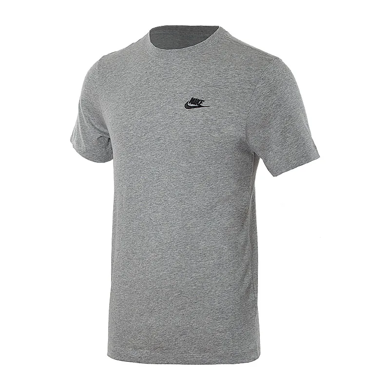 Футболка Nike M NSW CLUB TEE Чоловіки р.S Чорний/Сірий