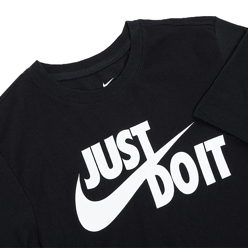 Футболка Nike M NSW TEE JUST DO IT SWOOSH Чоловіки р.S-T Чорний