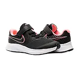 Кросівки Nike STAR RUNNER 2 (PSV) Унісекс дитячий (8-15) р.30 Рожевий/Чорний
