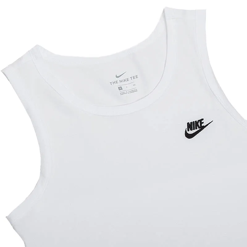 Майка Nike M NSW CLUB - TANK Чоловіки р.XL Чорний/Білий