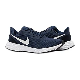 Кросівки Nike REVOLUTION 5 Чоловіча р.42.5 Білий/Синій