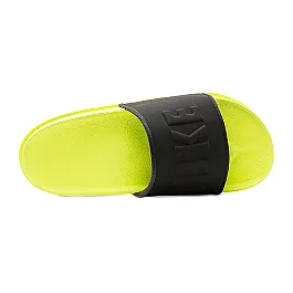 Тапочки Nike OFFCOURT SLIDE Чоловіча р.51.5 Чорний/Салатовий