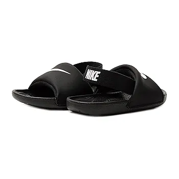 Тапочки Nike KAWA SLIDE (TD) Хлопчик (3-8) р.25 Білий/Чорний