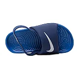 Тапочки Nike CHINELO KAWA SLIDE BT Хлопці (3-8) р.17 Білий/Синій
