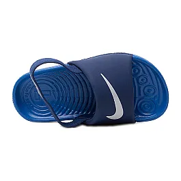 Тапочки Nike CHINELO KAWA SLIDE BT Хлопці (3-8) р.17 Білий/Синій