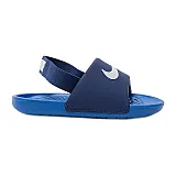 Тапочки Nike CHINELO KAWA SLIDE BT Хлопці (3-8) р.17 Білий/Синій