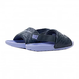 Тапочки Nike CHINELO KAWA SLIDE BT Хлопці (3-8) р.22 Чорний/Фіолетовий