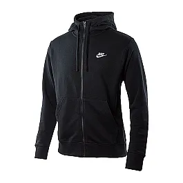 Толстовка Nike M NSW CLUB HOODIE FZ FT Чоловіки р.M Чорний