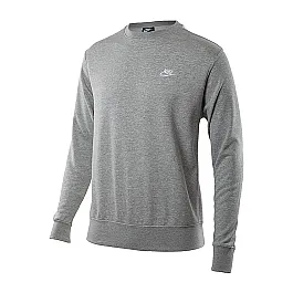 Толстовка Nike M NSW CLUB CRW FT Чоловіки р.S Сірий