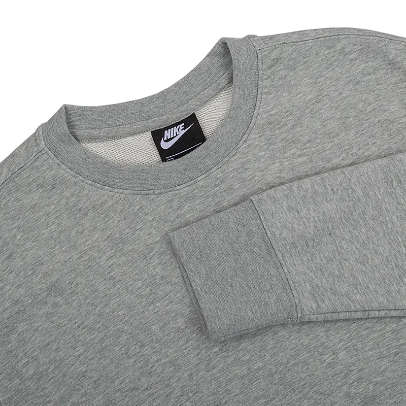 Толстовка Nike M NSW CLUB CRW FT Чоловіки р.S Сірий