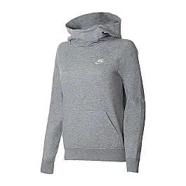 Толстовка Nike W NSW ESSNTL FNL PO FLC Жіноча р.XS Білий/Сірий