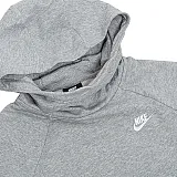 Толстовка Nike W NSW ESSNTL FNL PO FLC Жіноча р.XS Білий/Сірий