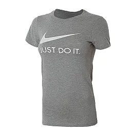 Футболка Nike W NSW TEE JDI SLIM Жіноча р.XS Сірий/Білий