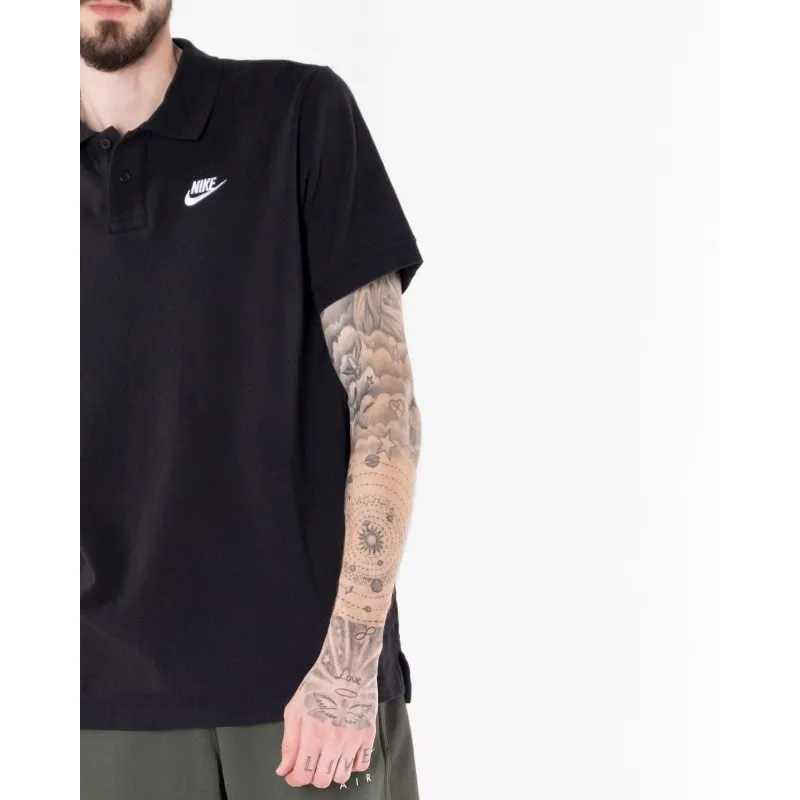 Футболка Nike M NSW SCE POLO MATCHUP PQ Чоловіча р.S Чорний