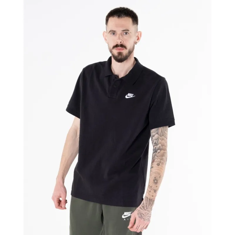 Футболка Nike M NSW SCE POLO MATCHUP PQ Чоловіча р.S Чорний
