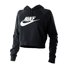 Кофта Nike W NSW ESSNTL FLC GX CROP HDY Жіноча р.XS Чорний