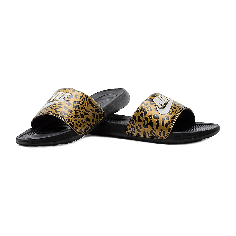 Тапочки Nike W VICTORI ONE SLIDE PRINT Жіноча р.40.5 Комбінований/Чорний
