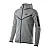 Толстовка Nike M NSW TCH FLC HOODIE FZ WR Чоловіки р.XS Сірий