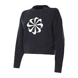 Толстовка Nike W NK ICNCLSH DRY FLC PT TP GD Жіноча р.XS Чорний/Білий