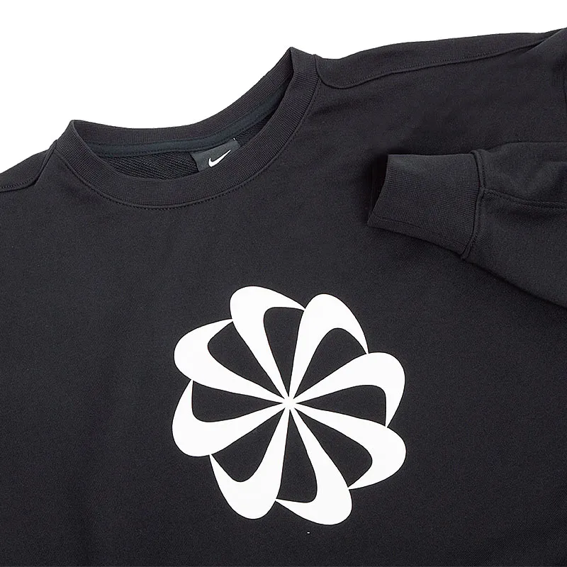 Толстовка Nike W NK ICNCLSH DRY FLC PT TP GD Жіноча р.M Чорний/Білий