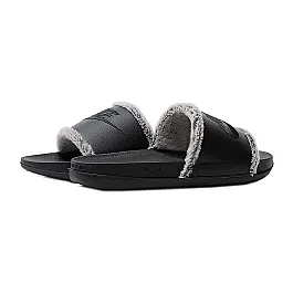 Тапочки Nike OffCourt Leather Жіноча р.38 Сірий/Чорний