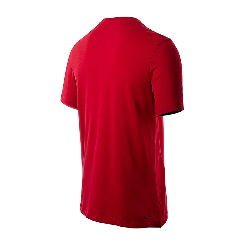 Футболка Nike M J JUMPMAN DFCT SS CREW Чоловіча р.M Червоний