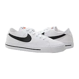 Кросівки Nike COURT LEGACY CNVS Чоловіки р.45.5 Чорний/Білий