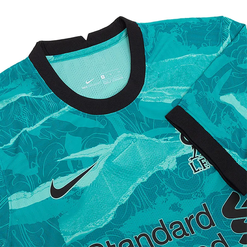 Футболка Nike LFC M VAPOR MTCH JSY SS AW Чоловіча р.S Чорний/Бірюзовий