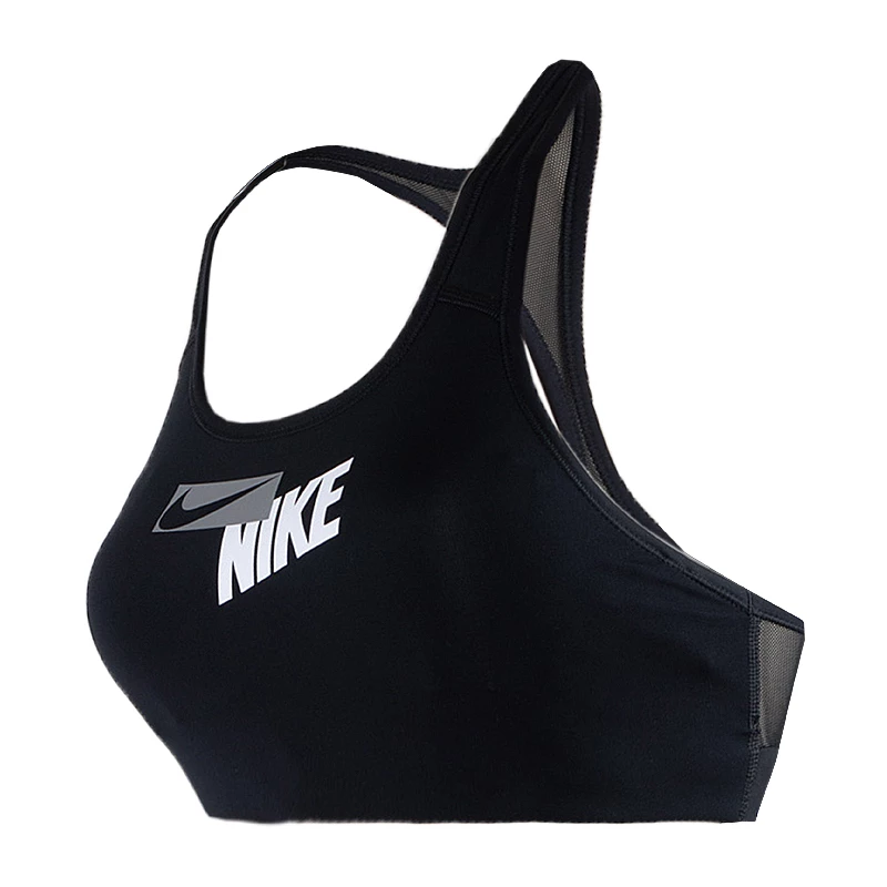 Топ Nike W NK SWOOSH LOGO BRA PAD Жінки р.XS Чорний