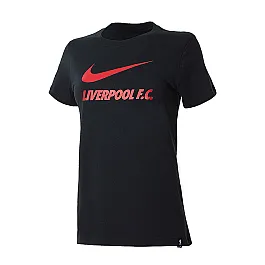 Футболка Nike LFC W NK TEE TRN GROUND Жіноча р.XS Чорний/Червоний