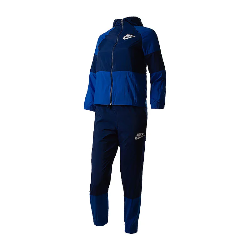 Костюм Nike U NSW TRACKSUIT WVN HBR HD Унісекс дитячий (8-15) р.XL Синій