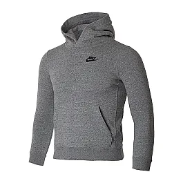 Толстовка Nike U NSW PO BB ZERO HD REGRIND Унісекс дитячий (8-15) р.M Чорний/Сірий