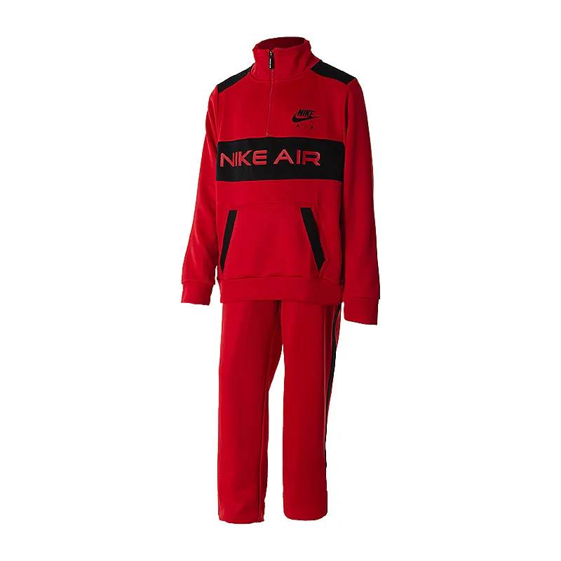 Костюм Nike U NSW AIR TRACKSUIT Унісекс (8-15) р.XL Чорний/Червоний