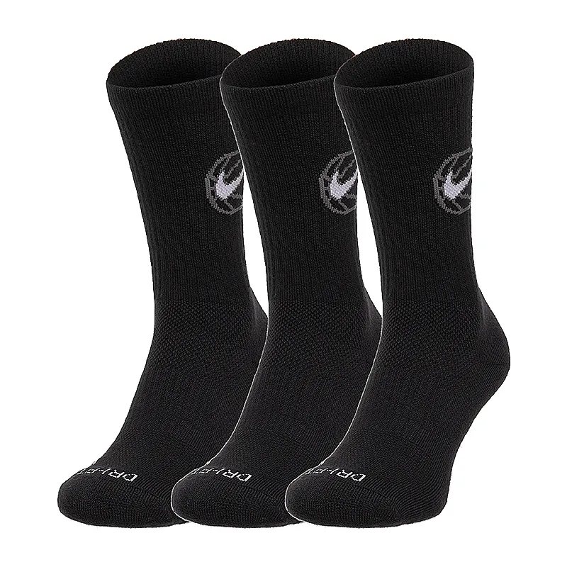 Шкарпетки Nike U NK CREW EVERYDAY BBALL 3PR Унісекс р.38-42