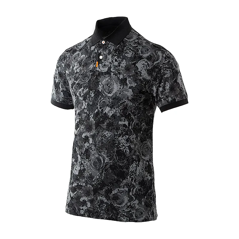 Футболка NIKE PRINTED SLIM POLO BLACK