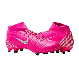 Бутси Nike SUPERFLY 7 ACADEMY KM FG/MG Унісекс р.44.5 Рожевий