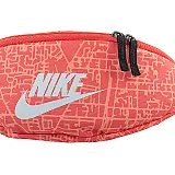 Сумка Nike NK HERITAGE WSTPCK FA21 AOP2 Унісекс р.MISC Помаранчевий