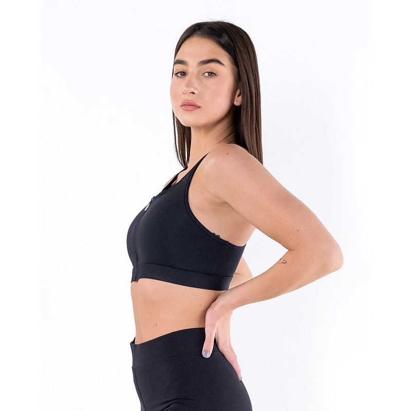 Топ Nike W NK DF SWSH ZIP FRONT BRA Жінки р.L