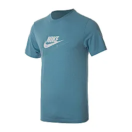Футболка Nike M NSW TEE MULTIBRAND HBR Чоловіки р.S Білий/Блакитний